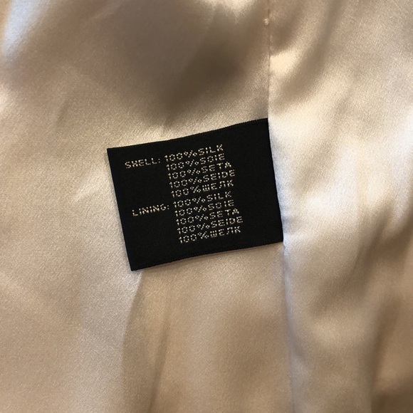 Ralph Lauren Black Label Ivory Silk Suit Jacket - Picture 10 of 12